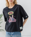 【DISCUS/ディスカス】【選べる丈感・ビーバス＆バッドヘッド】DISCUS×BEAVIS AND BUTT-HEAD コラボＴシャツ 綿100% クルーネック アニメ キャラクタープリント アメカジ ストリート