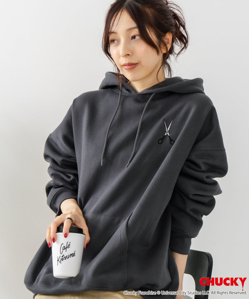 【CHUCKY/チャッキー】オリジナルデザイン 裏起毛パーカー フーディー CHUCKY チャッキー ティファニー