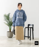 【GODZILLA/ゴジラ】ゴジラ キングギドラ オリジナルデザイン ビッグシルエット 裏起毛 プルオーバーパーカー フーディー ドロップショルダー オーバーサイズ