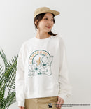 【CONVERSE/コンバース】×【TOM AND JERRY/トムとジェリー】オーバーサイズ プリント スウェットトレーナー