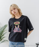 【DISCUS/ディスカス】【選べる丈感・ビーバス＆バッドヘッド】DISCUS×BEAVIS AND BUTT-HEAD コラボＴシャツ 綿100% クルーネック アニメ キャラクタープリント アメカジ ストリート