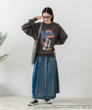 【DISCUS ATHLETIC×LOONEY TUNES】スペース・ジャム キャラクタープリントスウェットトレーナー メンズ レディース ユニセックス