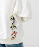 【DISCUS×THE POWERPUFF GIRLS】キャラクタープリントスウェットトレーナー メンズ レディース ユニセックス