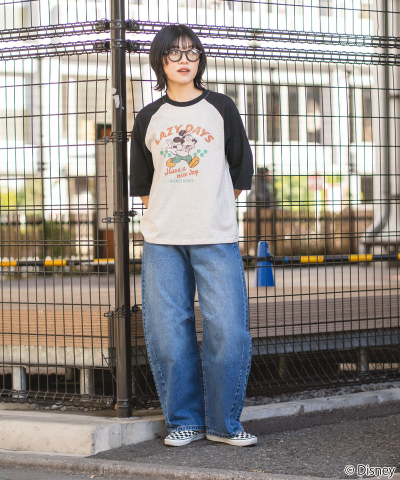 DISNEY/ディズニー】ラグラン7分袖Tシャツ