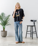 【DISCUS/ディスカス】【選べる丈感・ビーバス＆バッドヘッド】DISCUS×BEAVIS AND BUTT-HEAD コラボＴシャツ 綿100% クルーネック アニメ キャラクタープリント アメカジ ストリート