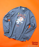 【おさるのジョージ 】オリジナルデザイン ロンT ジョージ ドロップショルダー ビッグシルエット ユニセックス