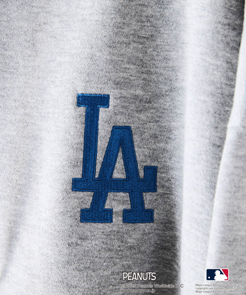 【PEANUTS×MLB】オリジナルデザイン フルジップパーカー ヤンキース ドジャース カブス キャラクター