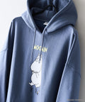 【MOOMIN/ムーミン】【ユニセックスデザインでリンクコーデにも◎】裏起毛プルオーバーパーカー フーディ 保温 キャラクター ムーミン ニョロニョロ リトルミイ スティンキー