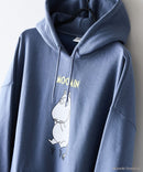 【MOOMIN/ムーミン】【ユニセックスデザインでリンクコーデにも◎】裏起毛プルオーバーパーカー フーディ 保温 キャラクター ムーミン ニョロニョロ リトルミイ スティンキー