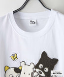 【タマ＆フレンズ～うちのタマ知りませんか？】オリジナルデザインTシャツ バイキンくん 刺繍 ドロップショルダー ユニセックス