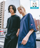 【SAVIER/サビアー】×【ZERO STAIN/ゼロステイン】コラボ 袖リブ クルーネック Tシャツzo