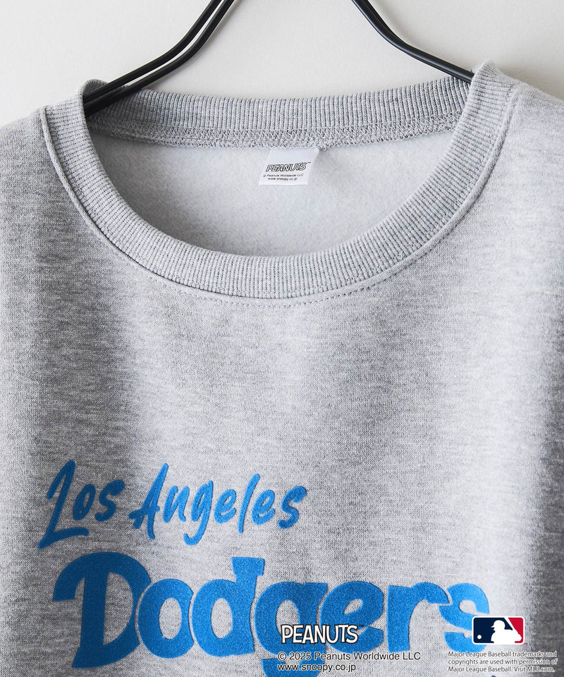 【PEANUTS×MLB】オリジナルデザイン 裏起毛トレーナー ヤンキース ドジャース カブス キャラクター