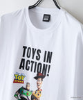 【TOY STORY/トイ・ストーリー】【限定オリジナルデザイン】半袖Tシャツ 綿100% ドロップショルダー ワンポイント バックプリント ディズニー ピクサー キャラクター クルーネック Disney ユニセックス