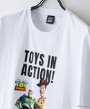 【TOY STORY/トイ・ストーリー】【限定オリジナルデザイン】半袖Tシャツ 綿100% ドロップショルダー ワンポイント バックプリント ディズニー ピクサー キャラクター クルーネック Disney ユニセックス