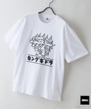 【GODZILLA/ゴジラ】【コットン100％のしっかりした生地 ドロップショルダー】オリジナルデザイン 刺繍Tシャツ ゴジラ キングギドラ メカゴジラ コラボ 特撮 映画 キャラT オーバーサイズ