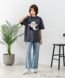 【ねないこだれだ】【コットン100％のしっかりした生地 ドロップショルダー】オリジナルデザイン 刺繍Tシャツ せなけいこ 絵本 コラボ キャラクター 半袖 ユニセックス おばけ グッズ かわいい