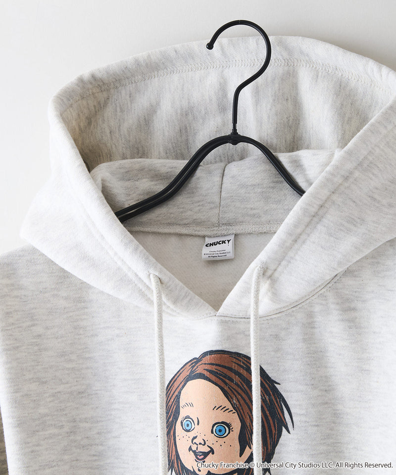 【CHUCKY/チャッキー】オリジナルデザイン 裏起毛パーカー フーディー CHUCKY チャッキー ティファニー