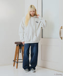 【DISNEY/ディズニー】＜ナイトメアー・ビフォア・クリスマス＞＜ディズニーヴィランズ＞ビッグシルエット 裏起毛 プルオーバーパーカー フーディー ドロップショルダー オーバーサイズ