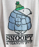 【SEQUENZ/シークエンズ】TP C/N KNIT/スヌーピー ニット クルーネック ワイドシルエット ジャガード