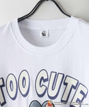 【TOM and JERRY/トムとジェリー】オリジナルデザインTシャツ 刺繍 ドロップショルダー ユニセックス