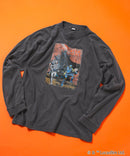 【STAR WARS/スター・ウォーズ】パウダーブリーチ加工 ビッグシルエットロンT ドロップショルダー オーバーサイズ ヴィンテージ加工】