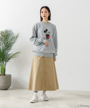 【DISCUS×DISNEY】「ミッキーマウス」キャラクタープリントスウェットトレーナー メンズ レディース ユニセックス