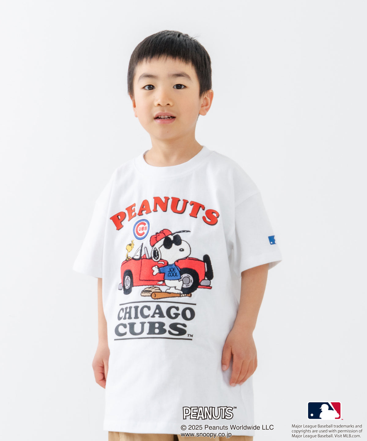 PEANUTS×MLB】オリジナルデザイン KIDS Tシャツ ヤンキース