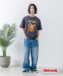 『グレムリン』 オリジナルデザイン 刺繍 Tシャツ ギズモ ドロップショルダー ビッグシルエット ユニセックス キャラクター