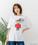 【ムーミン】 【綿100%のしっかりした生地】オリジナルデザイン キャラクター刺繍Tシャツ リトルミイ ニョロニョロ 大人カジュアル ユニセックス