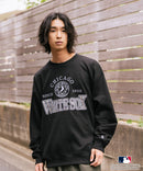 【MLB/メジャーリーグベースボール】 裏起毛 レトロロゴ クルーネックトレーナー スウェット