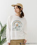 【CONVERSE/コンバース】×【TOM AND JERRY/トムとジェリー】オーバーサイズ プリント スウェットトレーナー