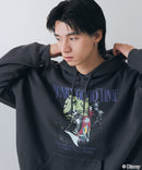 【DISNEY/ディズニー】＜ナイトメアー・ビフォア・クリスマス＞＜ディズニーヴィランズ＞ビッグシルエット 裏起毛 プルオーバーパーカー フーディー ドロップショルダー オーバーサイズ