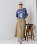 【TOM and JERRY/トムとジェリー】オリジナルデザインTシャツ 刺繍 ドロップショルダー ユニセックス