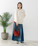 【DISCUS×Casper】キャラクタープリントスウェットトレーナー メンズ レディース ユニセックス