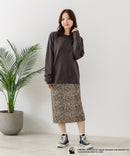 【CONVERSE/コンバース】×【TOM AND JERRY/トムとジェリー】両面プリント オーバーサイズ ロンT