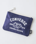 【CONVERSE/コンバース】CONVERSE×OSAMUGOODS フラットキャンバスポーチ ネイビー FREE ❘ジーンズメイト公式オンラインショップ