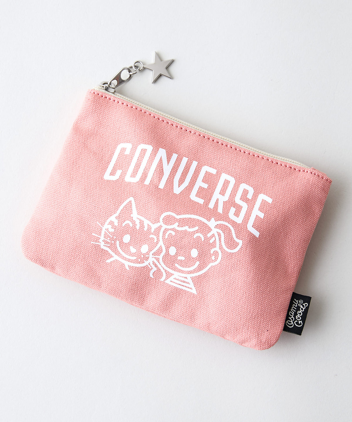 CONVERSE/コンバース】CONVERSE×OSAMUGOODS フラットキャンバスポーチ