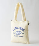 【CONVERSE/コンバース】CONVERSE×OSAMUGOODS ストライプ パフィングトートバッグ イエロー FREE ❘ジーンズメイト公式オンラインショップ
