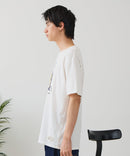【BLUE STANDARD/ブルースタンダード】【涼しい スラブ天竺】 アニマルプリントＴシャツ 綿100% 凹凸素材 ペンギン ゆるかわ 凹凸素材 部屋着 ワンマイル キャンプ