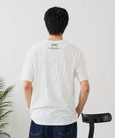 【BLUE STANDARD/ブルースタンダード】【涼しい スラブ天竺】 アニマルプリントＴシャツ 綿100% 凹凸素材 ペンギン ゆるかわ 凹凸素材 部屋着 ワンマイル キャンプ