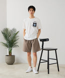 【BLUE STANDARD/ブルースタンダード】【涼しい スラブ天竺】 アニマルプリント ポケット付きＴシャツ 綿100% 凹凸素材 ペンギン ゆるかわ 凹凸素材 部屋着 ワンマイル キャンプ ❘ジーンズメイト公式オンラインショップ