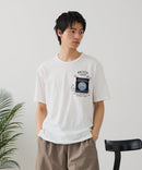 【BLUE STANDARD/ブルースタンダード】【涼しい スラブ天竺】 アニマルプリント ポケット付きＴシャツ 綿100% 凹凸素材 ペンギン ゆるかわ 凹凸素材 部屋着 ワンマイル キャンプ ❘ジーンズメイト公式オンラインショップ