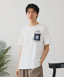 【BLUE STANDARD/ブルースタンダード】【涼しい スラブ天竺】 アニマルプリント ポケット付きＴシャツ 綿100% 凹凸素材 ペンギン ゆるかわ 凹凸素材 部屋着 ワンマイル キャンプ ❘ジーンズメイト公式オンラインショップ