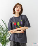 【はらぺこあおむし/The Very Hungry Caterpillar】【コットン100%のしっかりした生地 ドロップショルダー】オリジナルデザイン 刺繍Tシャツ エリック・カール 絵本 キャラクター グッズ ユニセックス