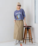 【TOM and JERRY/トムとジェリー】オリジナルデザインTシャツ 刺繍 ドロップショルダー ユニセックス