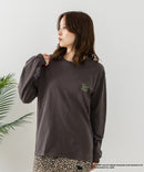 【CONVERSE/コンバース】×【TOM AND JERRY/トムとジェリー】両面プリント オーバーサイズ ロンT