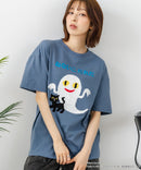 【ねないこだれだ】【コットン100％のしっかりした生地 ドロップショルダー】オリジナルデザイン 刺繍Tシャツ せなけいこ 絵本 コラボ キャラクター 半袖 ユニセックス おばけ グッズ かわいい