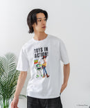 【TOY STORY/トイ・ストーリー】【限定オリジナルデザイン】半袖Tシャツ 綿100% ドロップショルダー ワンポイント バックプリント ディズニー ピクサー キャラクター クルーネック Disney ユニセックス