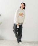 【DISCUS×HOT STUFF×Casper】キャラクタープリントスウェットトレーナー メンズ レディース ユニセックス