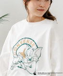 【CONVERSE/コンバース】×【TOM AND JERRY/トムとジェリー】オーバーサイズ プリント スウェットトレーナー